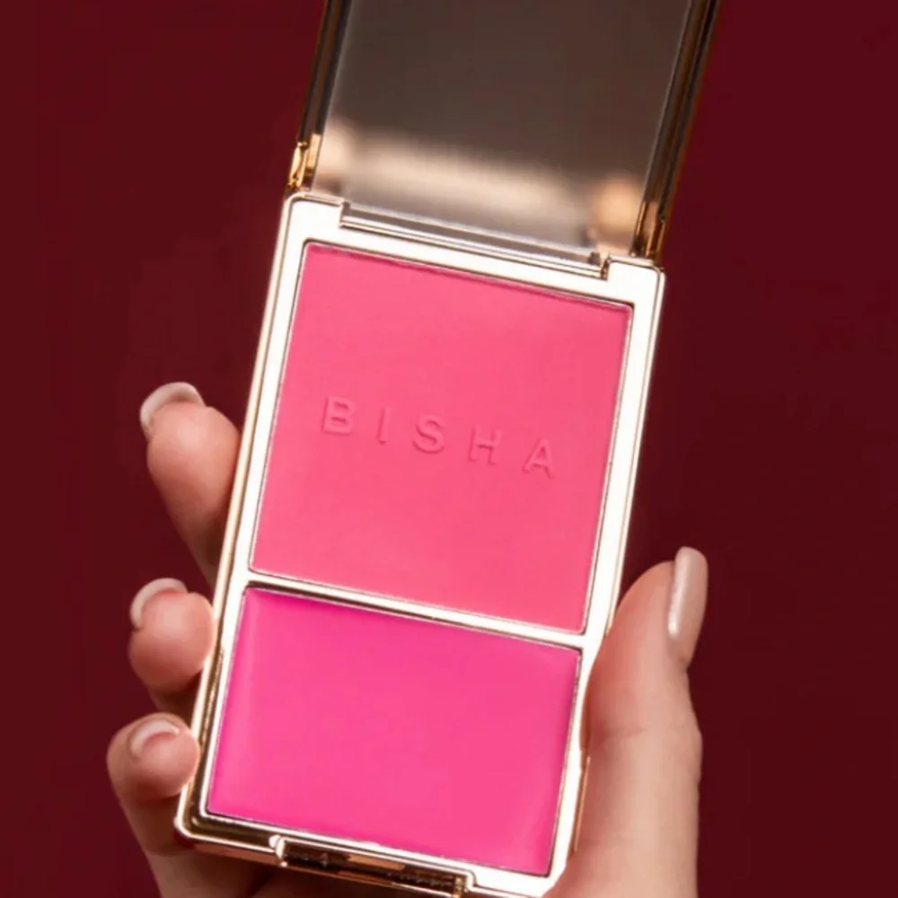 BISHA Essential Duo DUBAI Colorway Crème + Powder Blush Set (peachy coral)